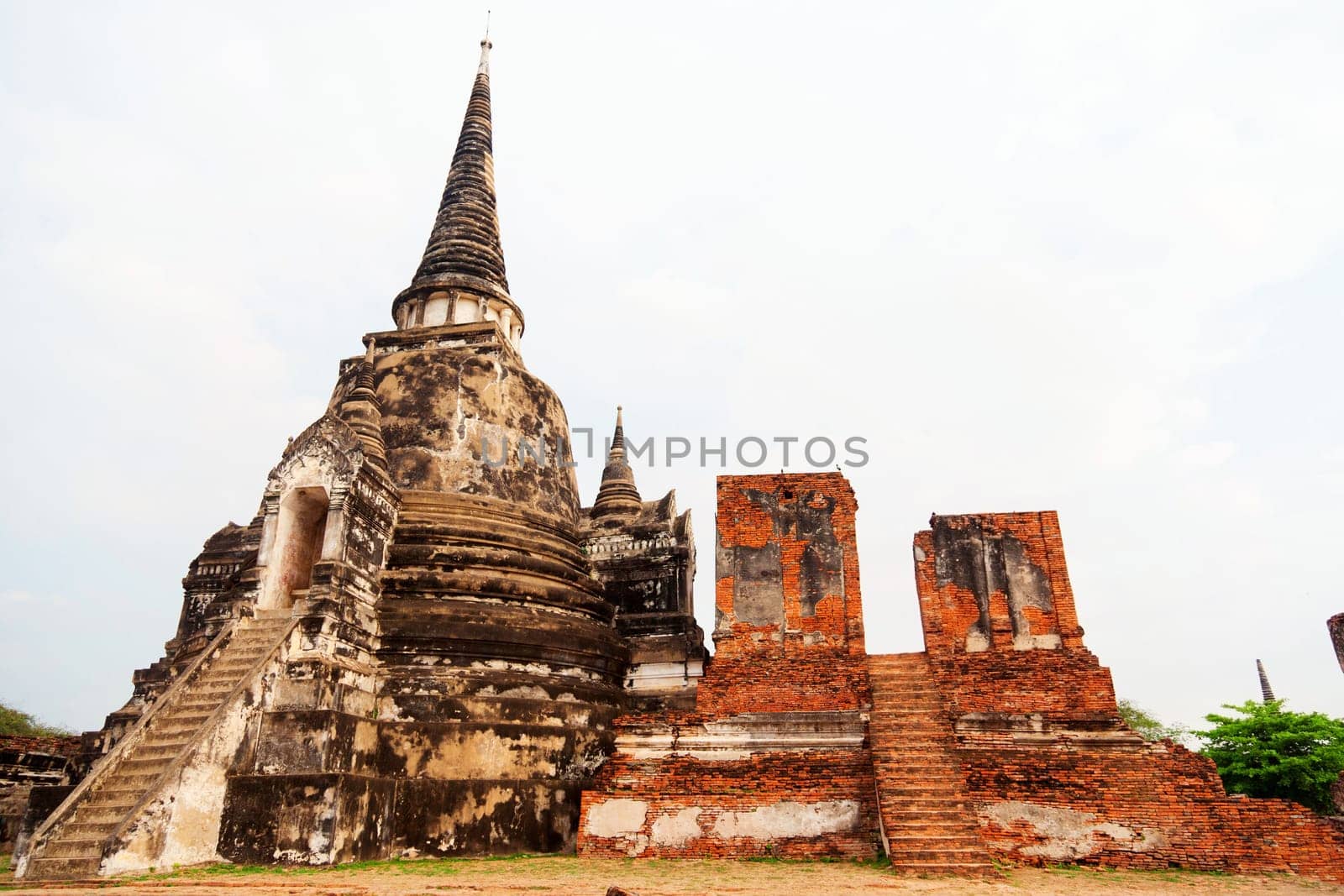 Close up of Wat Phra Si Sanphet, Ayuthaya, Thailand