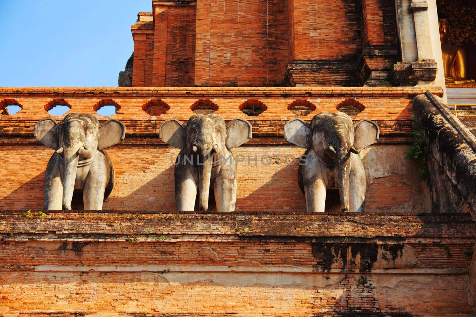Wat Chedi Luang is a Buddhist temple in the historic centre of Chiang Mai, Thailand. The current temple grounds were originally made up of three temples ? Wat Chedi Luang, Wat Ho Tham and Wat Sukmin.