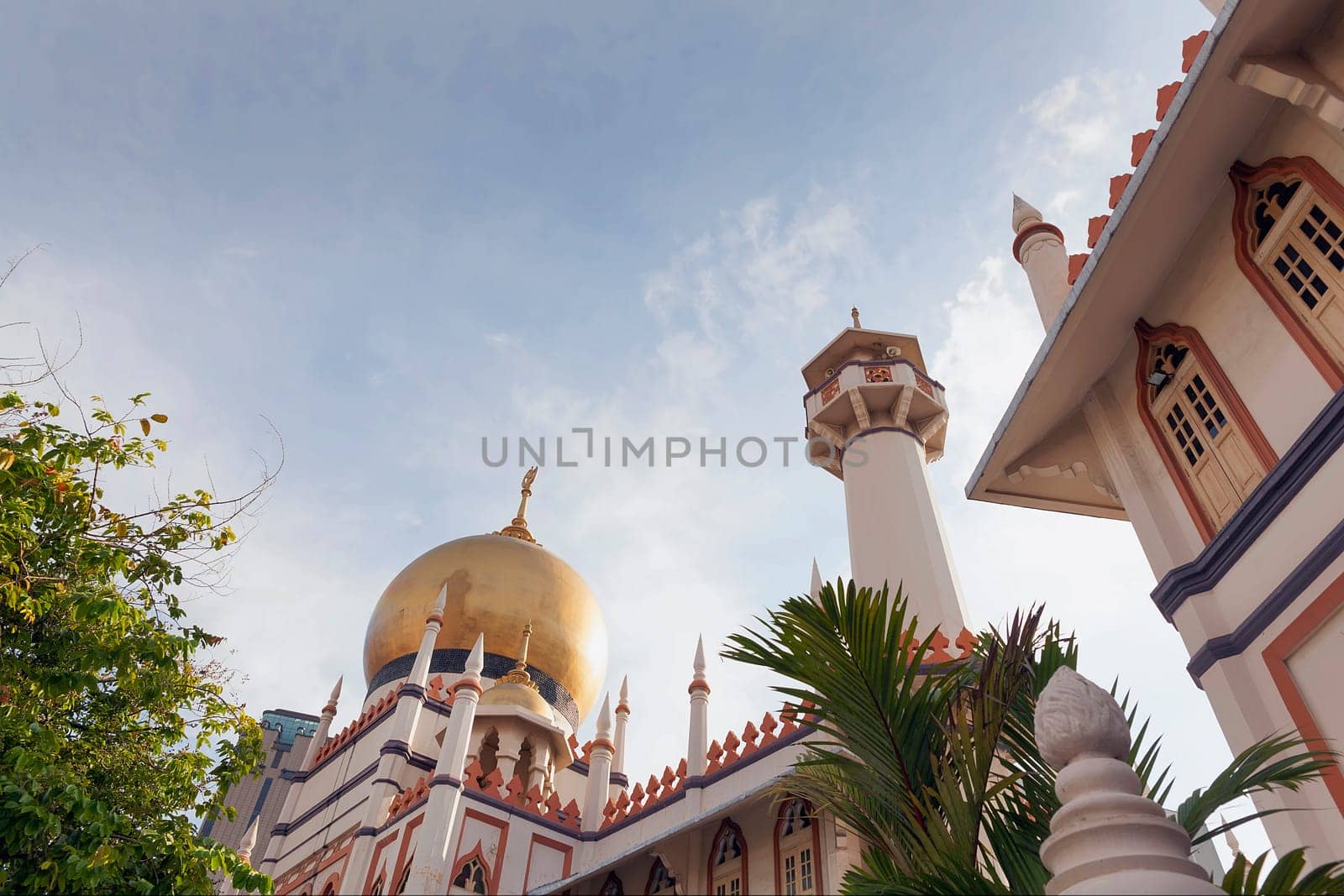 Masjid Sultan Mosque Exterior Architecture in Singapore