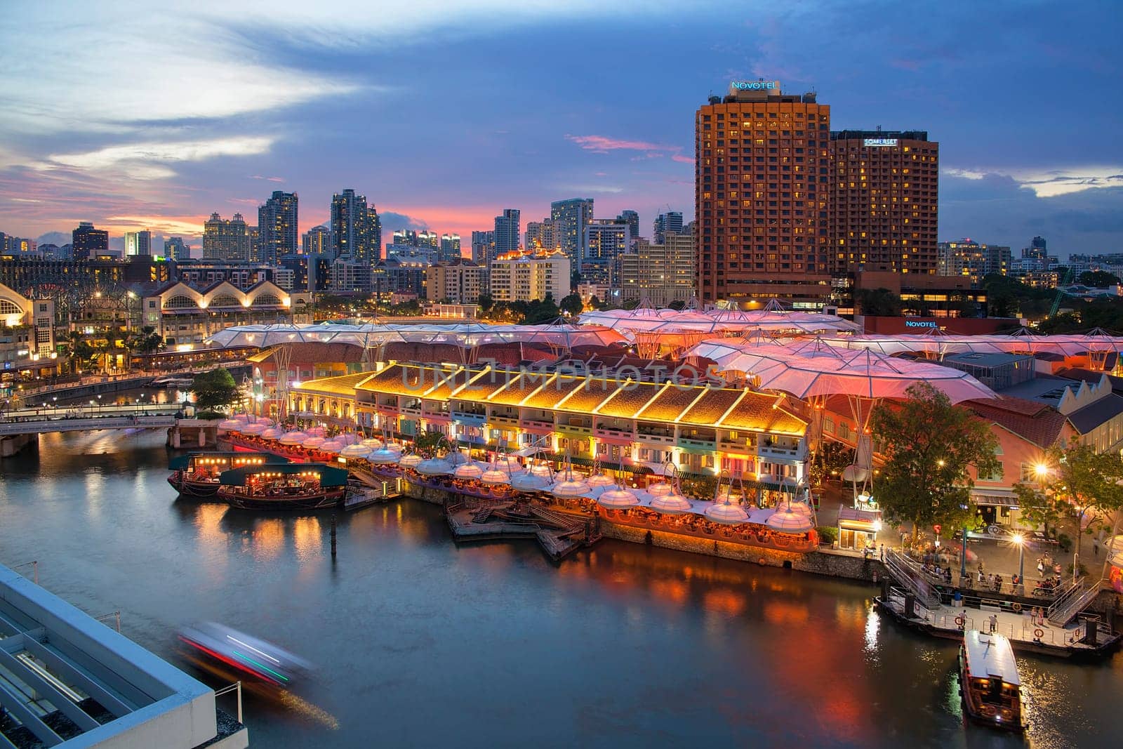 CLARKE QUAY, SINGAPORE - MAY 24, 2014