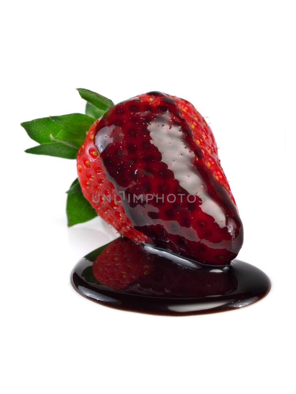 Strawberry covered with chocolate