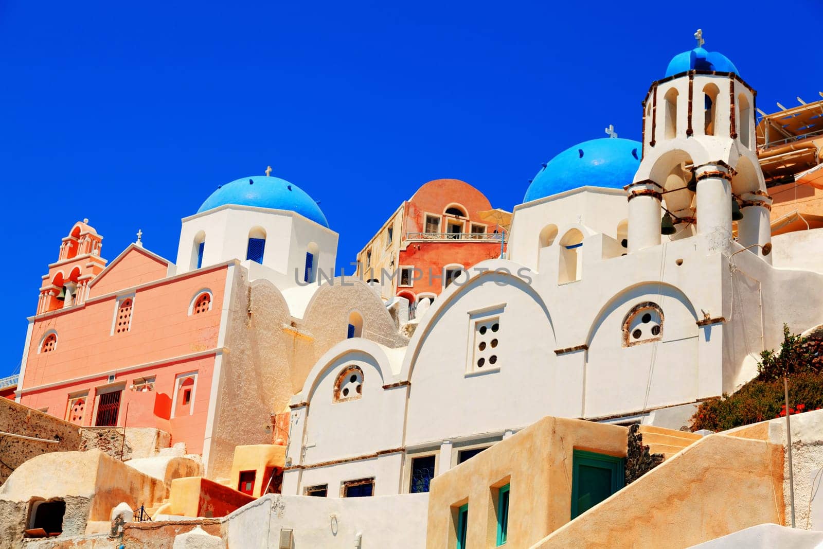 Oia, Santorini at daylight