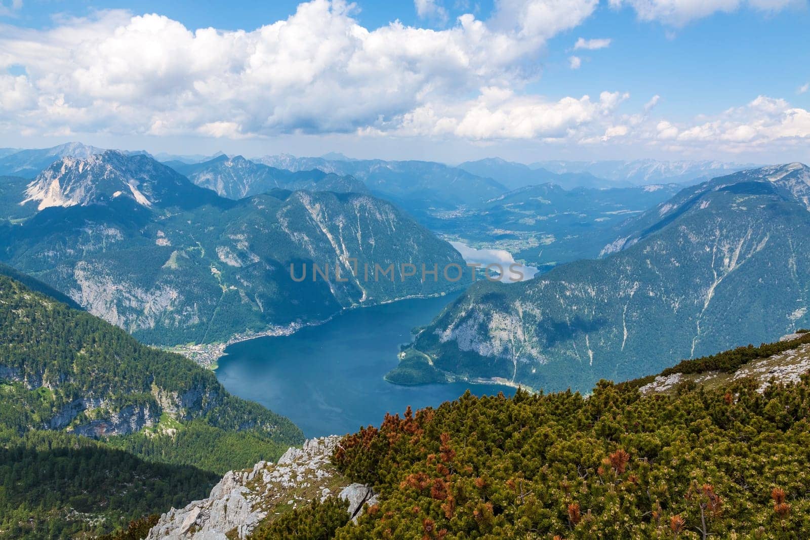 Lake Hallstatt - view from Dachstein-Krippenstein