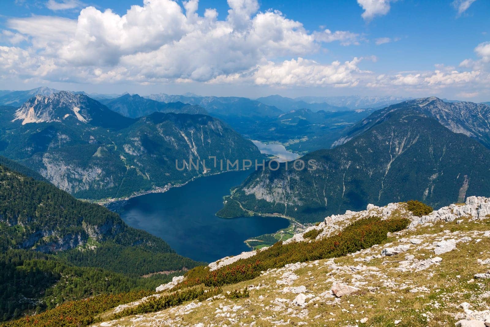 Lake Hallstatt - view from Dachstein-Krippenstein