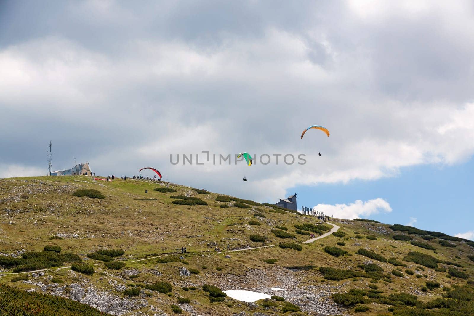 Obertraun, Austria - June 27, 2014