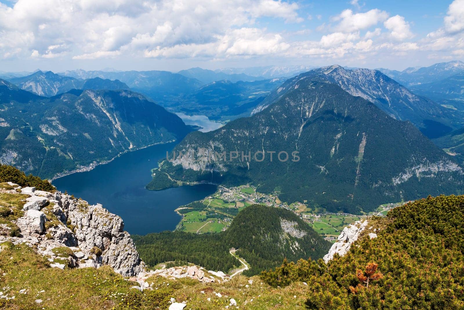Obertraun, Lake Hallstatt - view from Dachstein-Krippenstein