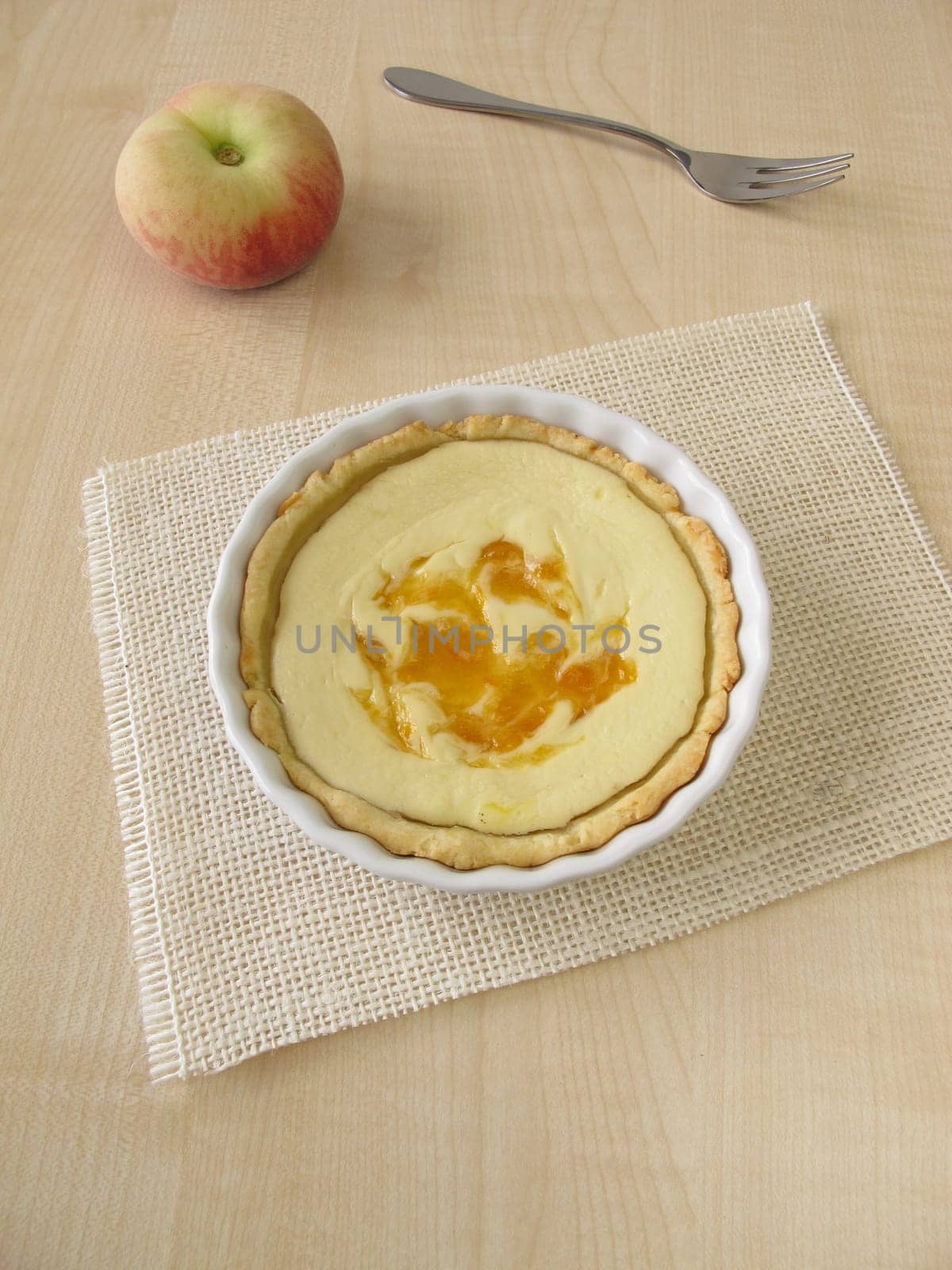 Quark Peach Tart
