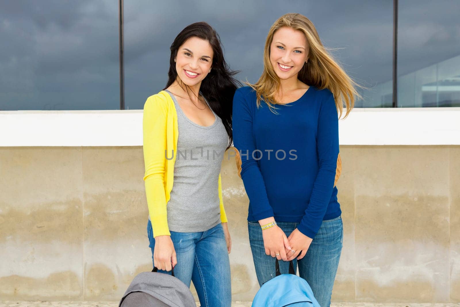 Beautiful and happy students