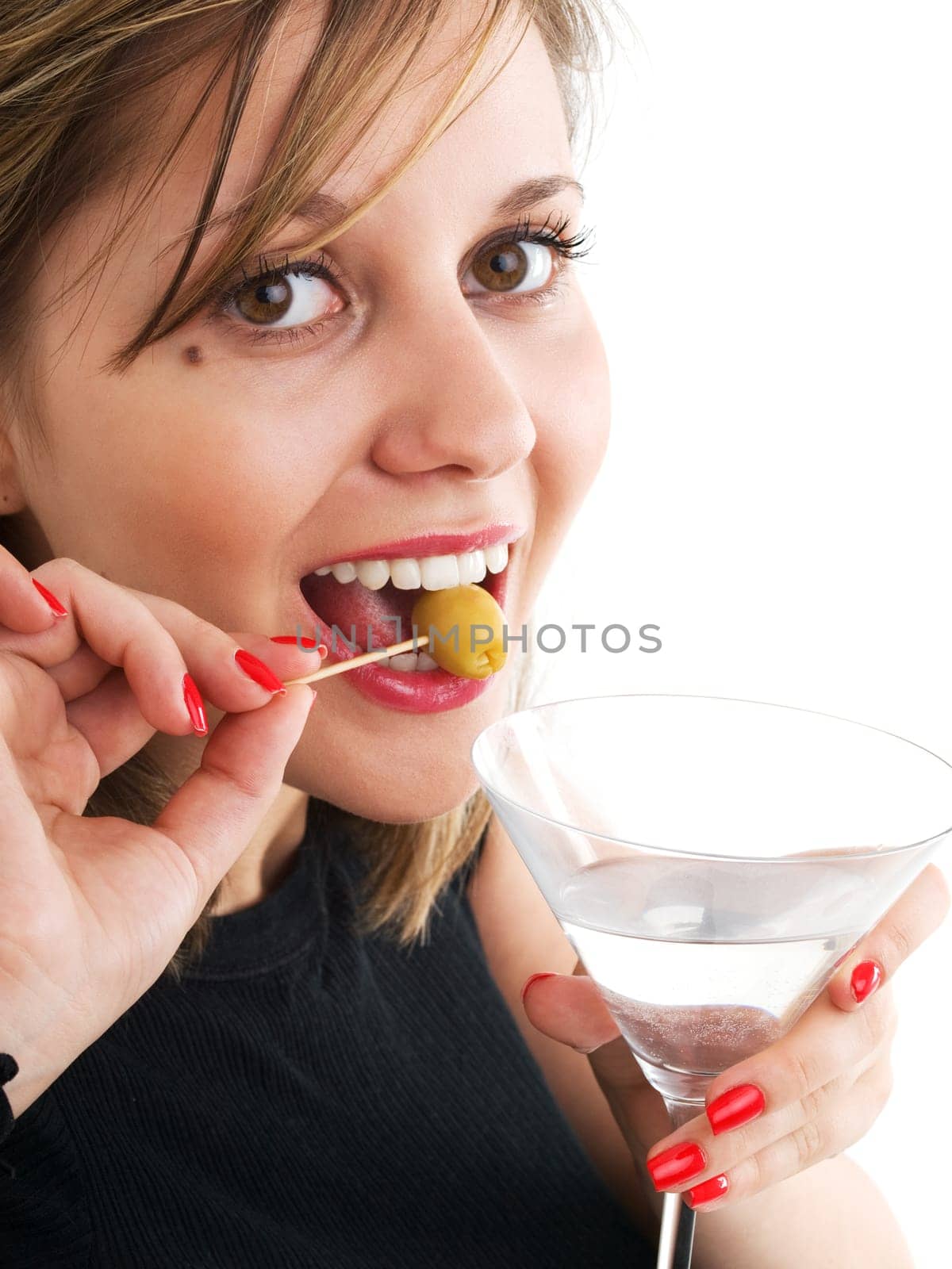 Woman with Martini