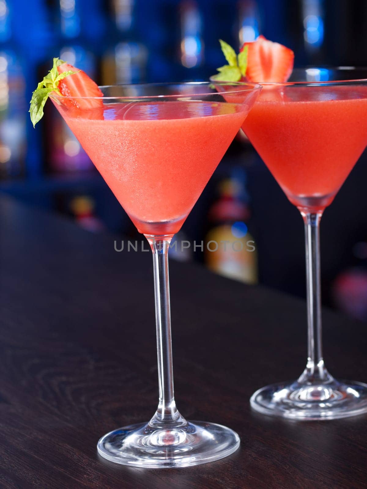 Ingredients for Strawberry Daiquiri