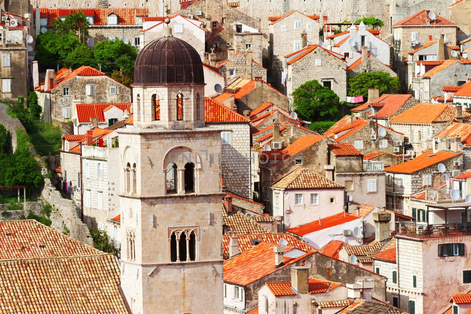 Fortress of Dubrovnik on the Adriatic Sea