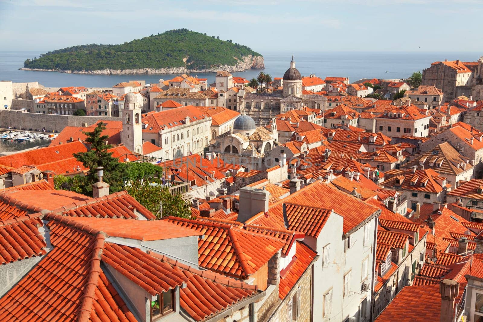 Fortress of Dubrovnik on the Adriatic Sea