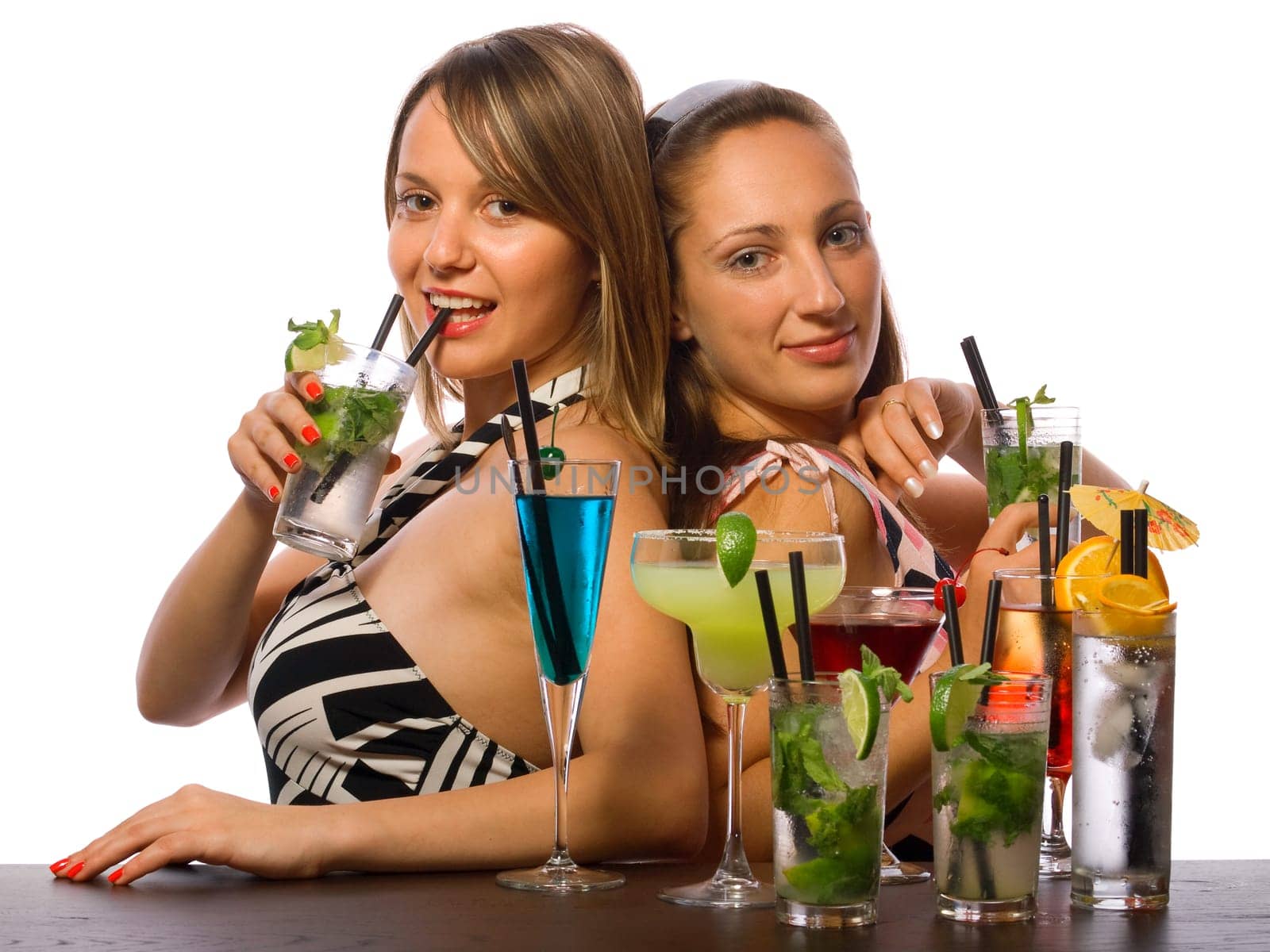 Girls celebrating