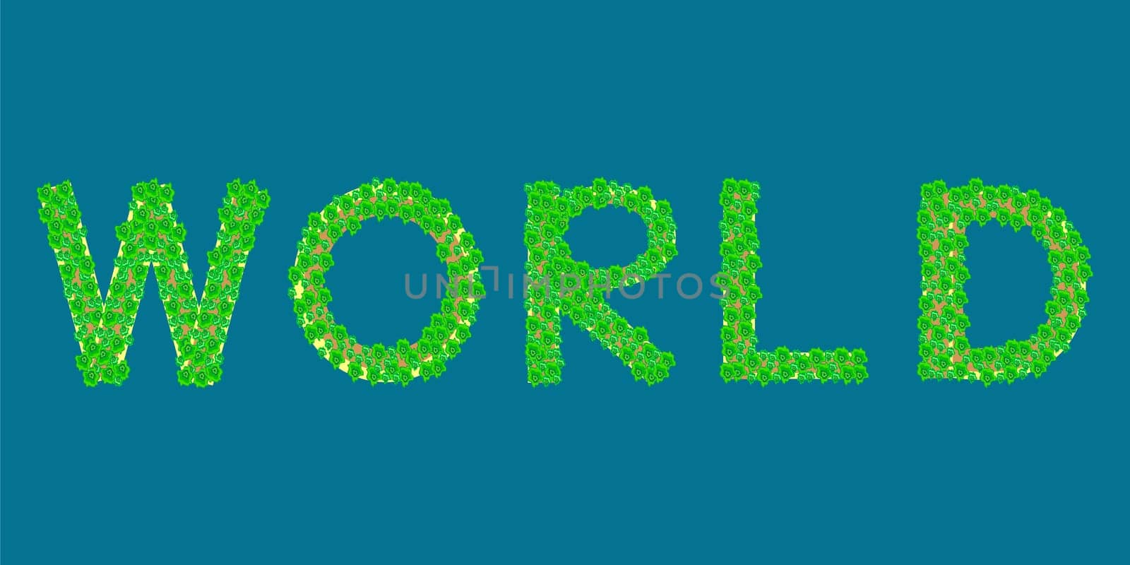 world Tropical Islands that form the text