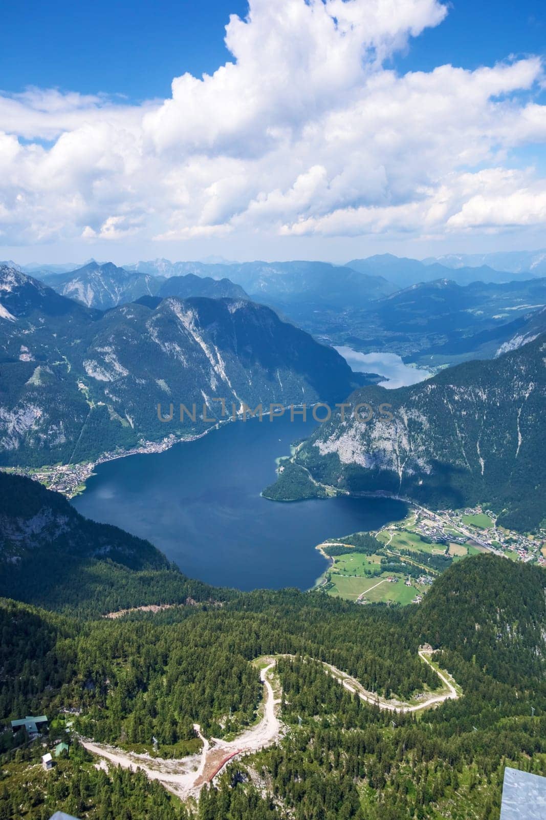 Obertraun, Lake Hallstatt - view from Dachstein-Krippenstein