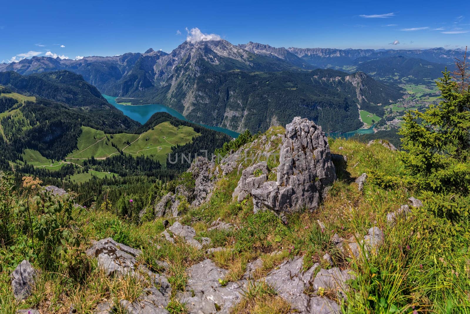 View from the Jenner to the Königssee