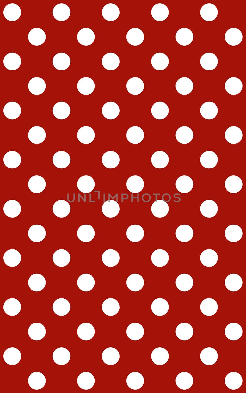 Seamless red background with white dots