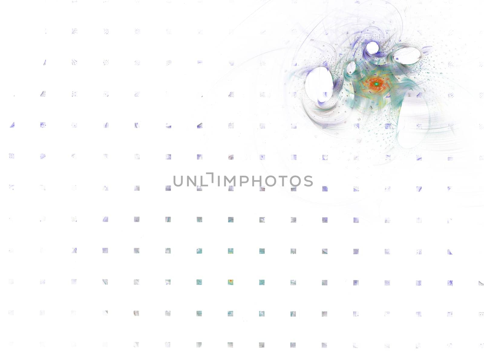 Abstract design on the subject of science, technology and design