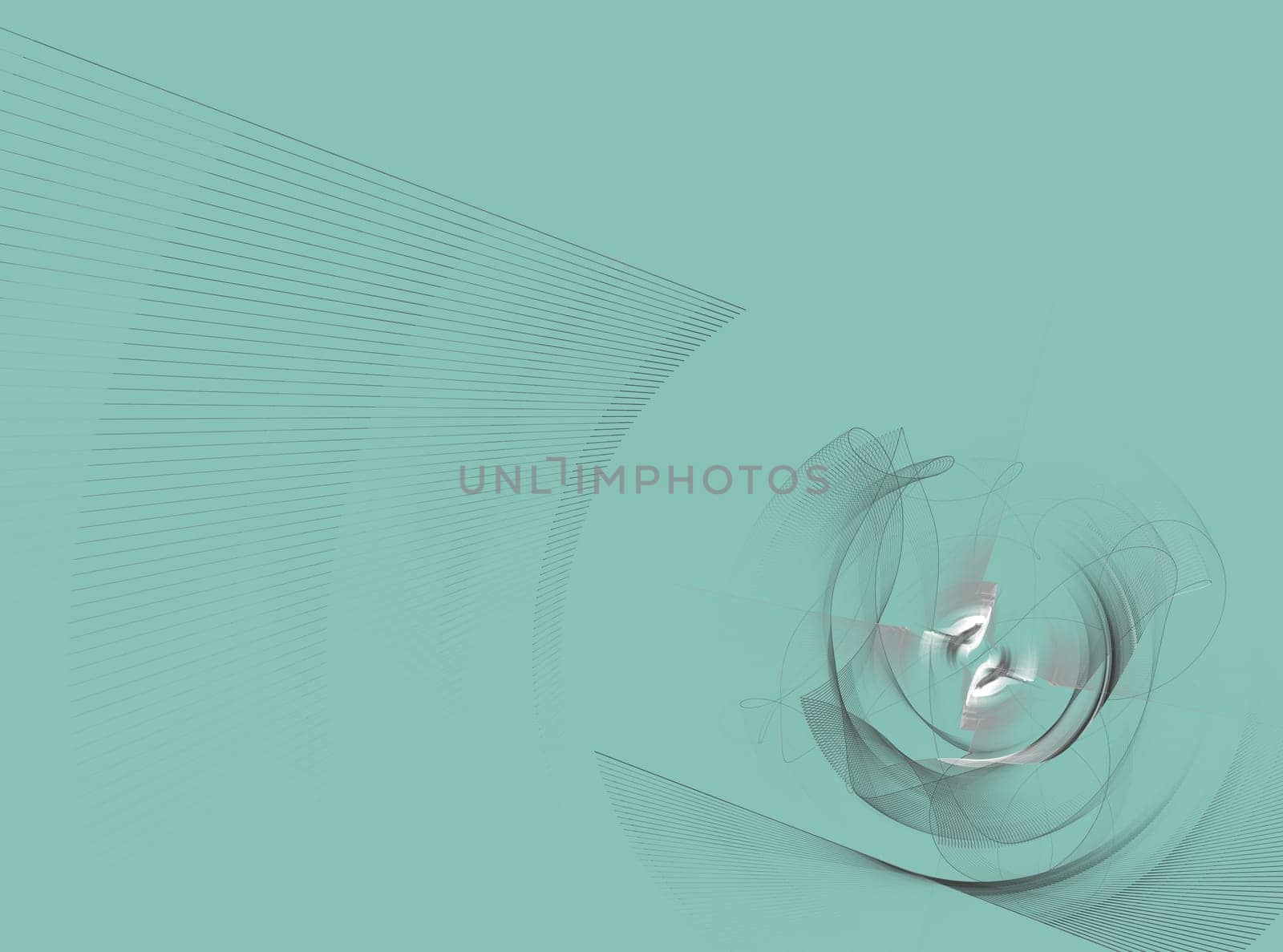 Abstract design on the subject of science, technology and design