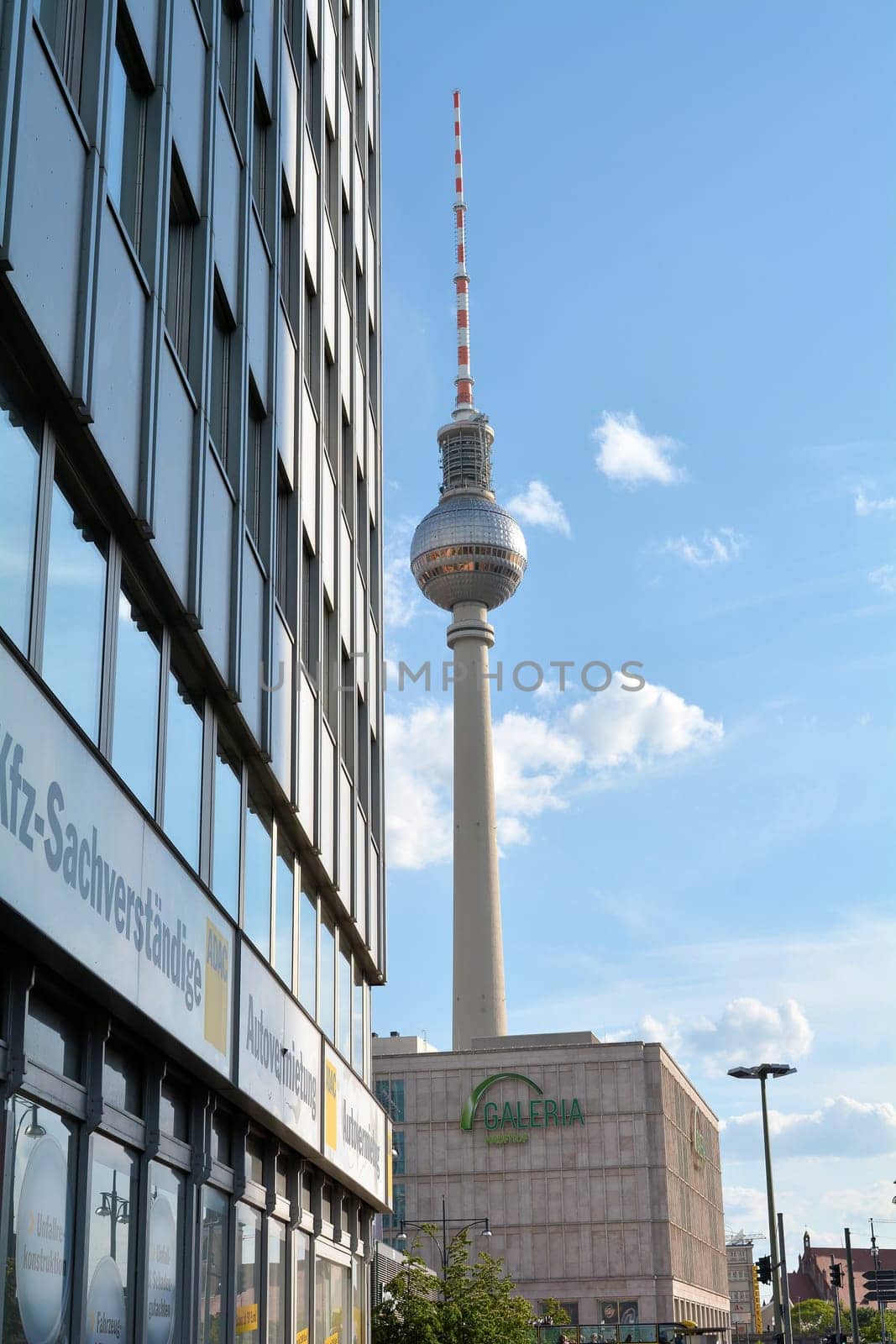 Berlin city centre with the TV tower