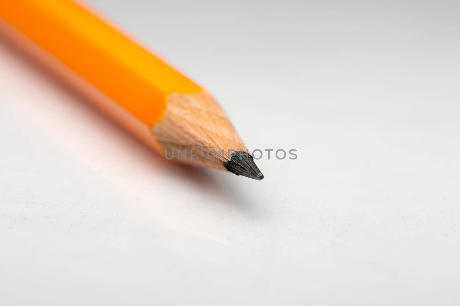Orange Pencil Close Up