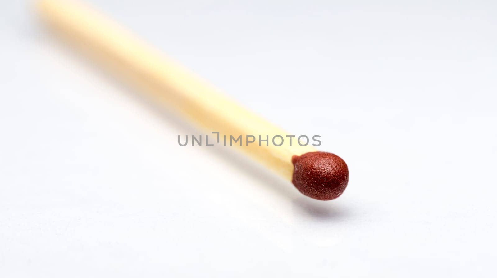 Match Close Up on White Background fading away.