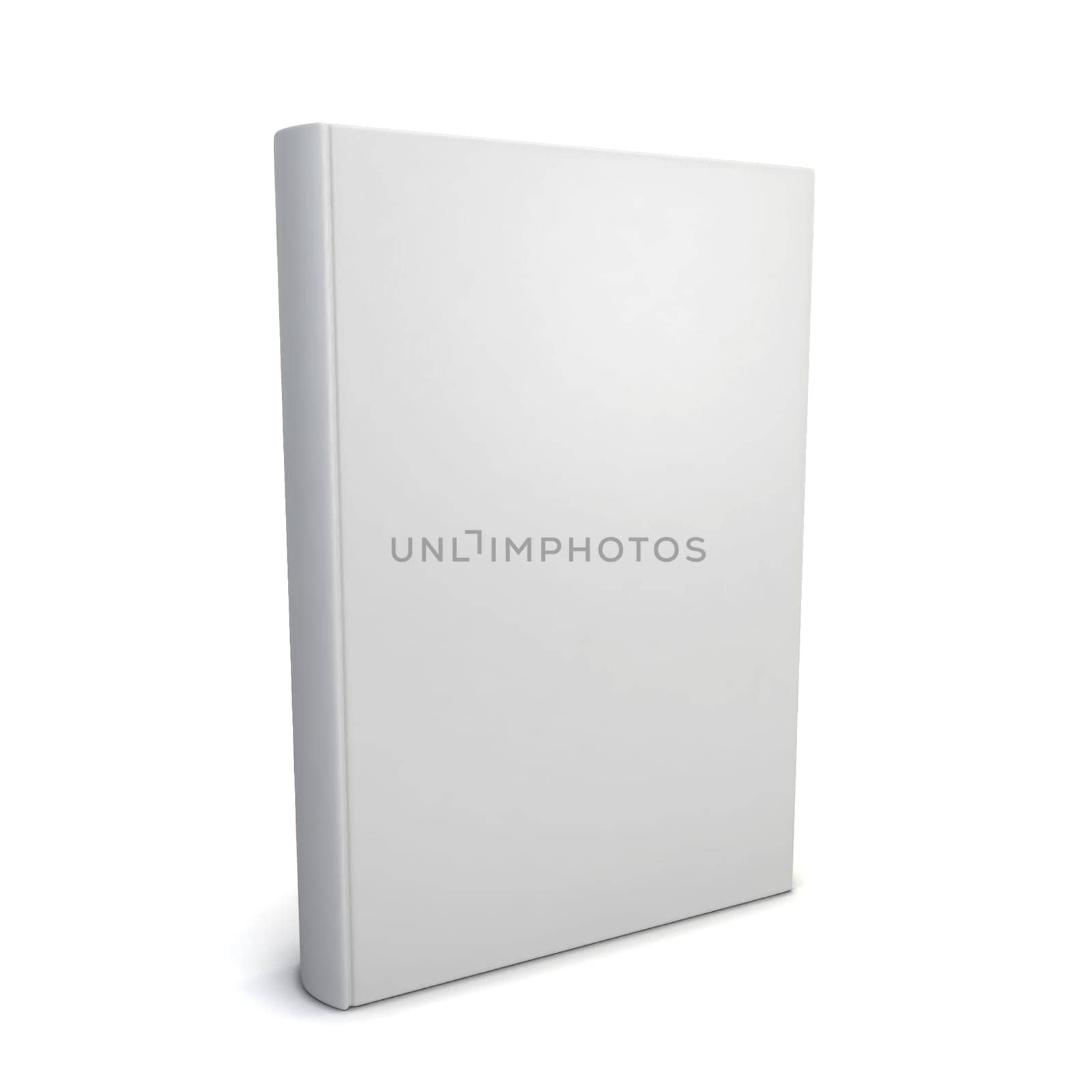 Blank book. 3d illustration isolated on white background