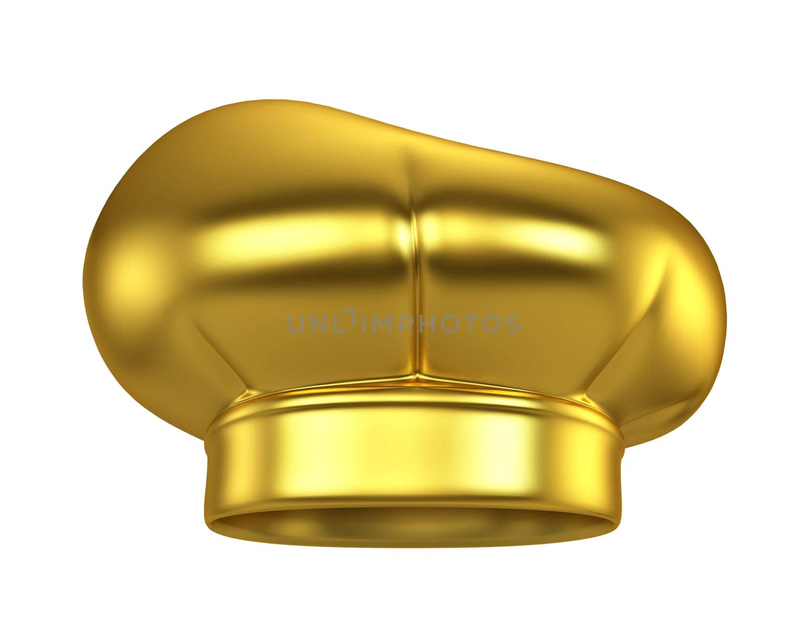 Chef hat. 3d illustration isolated on white background
