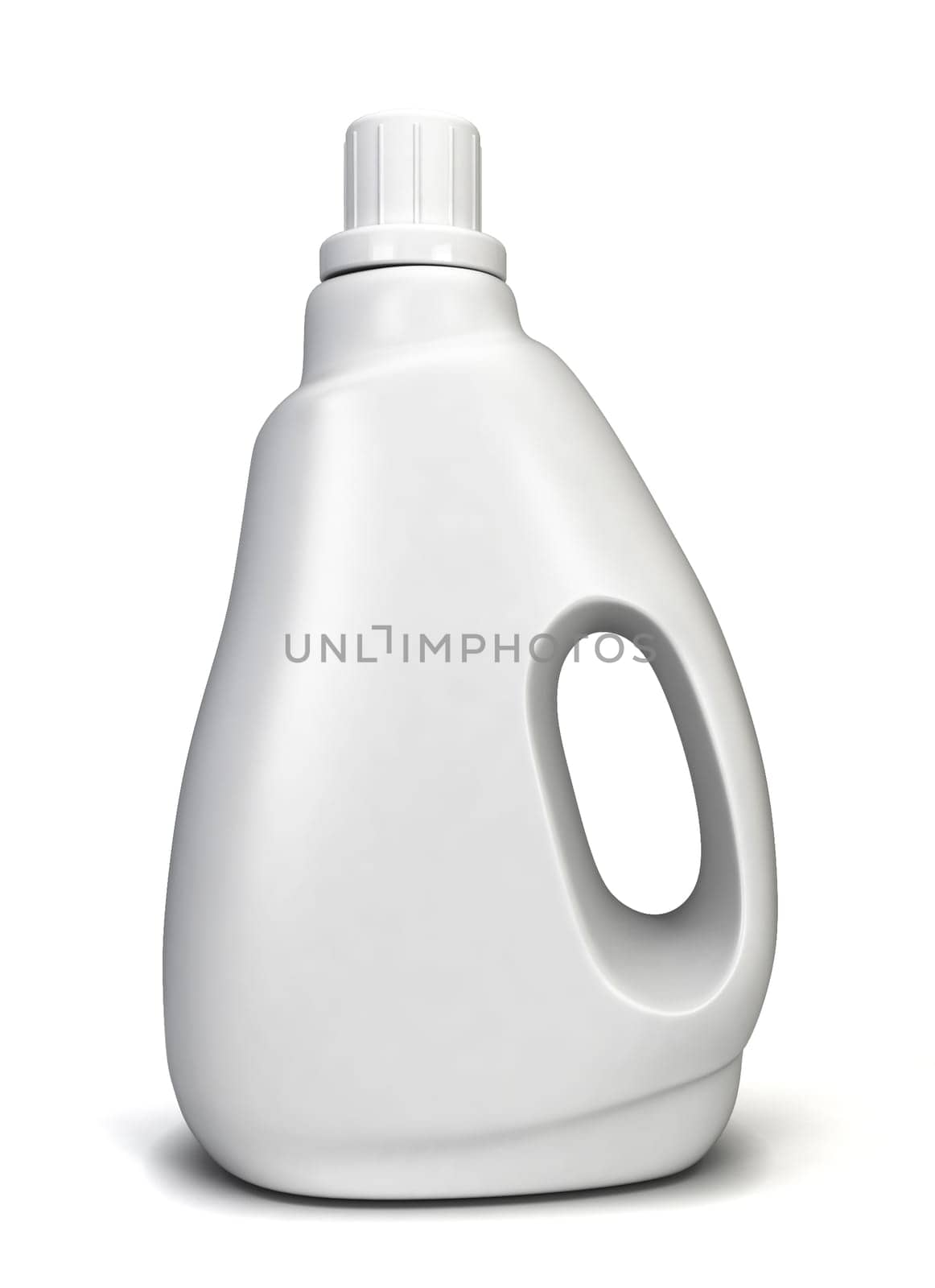 Blank detergent. 3d illustration isolated on white background
