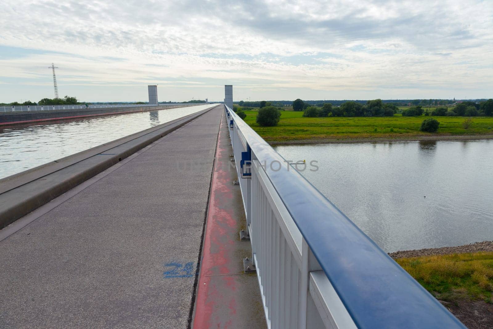 Bridge of the Elbe-Havel Canal over the Elbe near Magdeburg