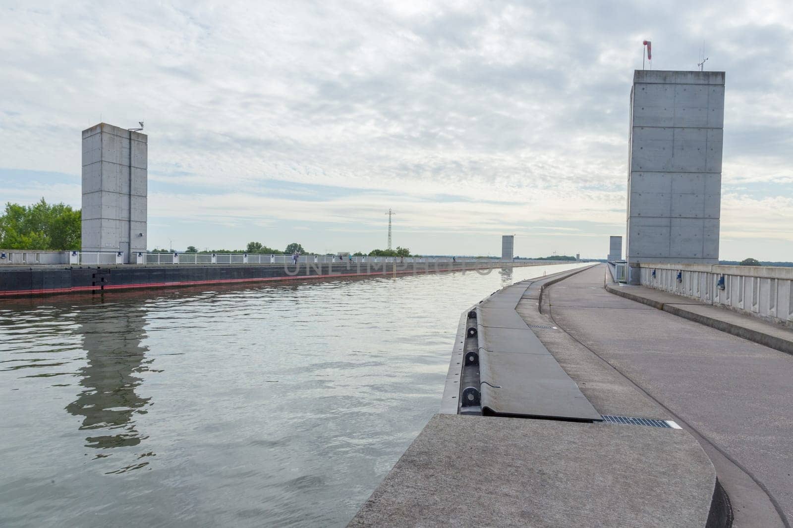 Bridge of the Elbe-Havel Canal over the Elbe near Magdeburg