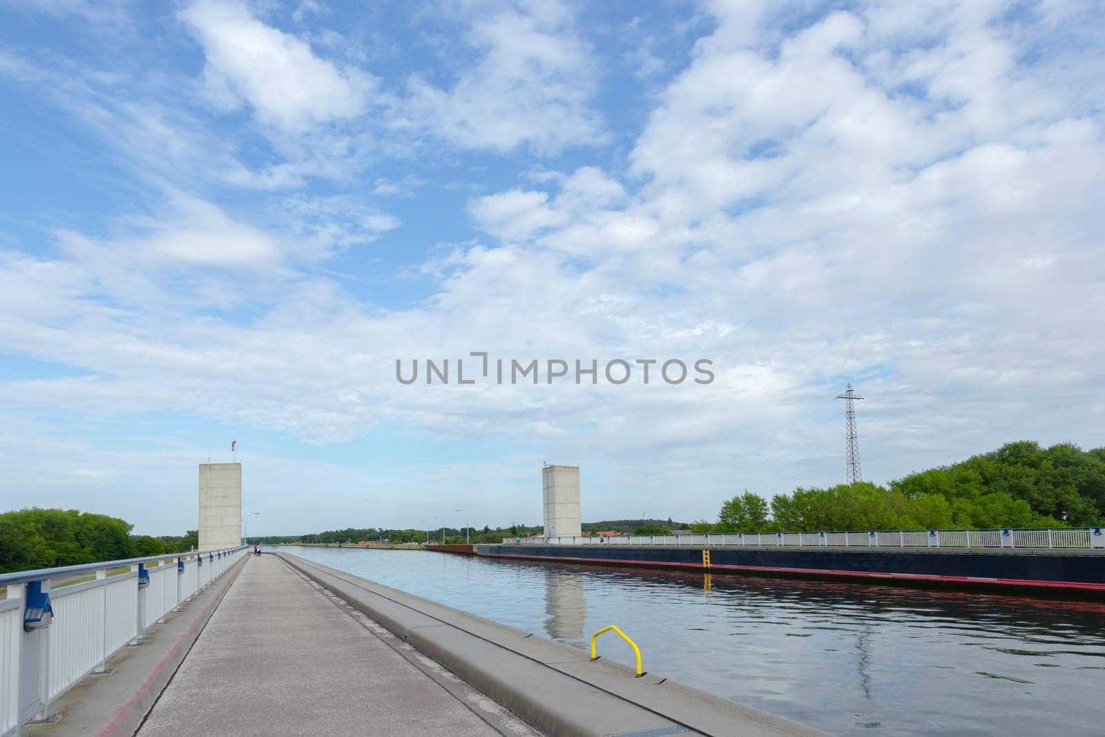 Bridge of the Elbe-Havel Canal over the Elbe near Magdeburg