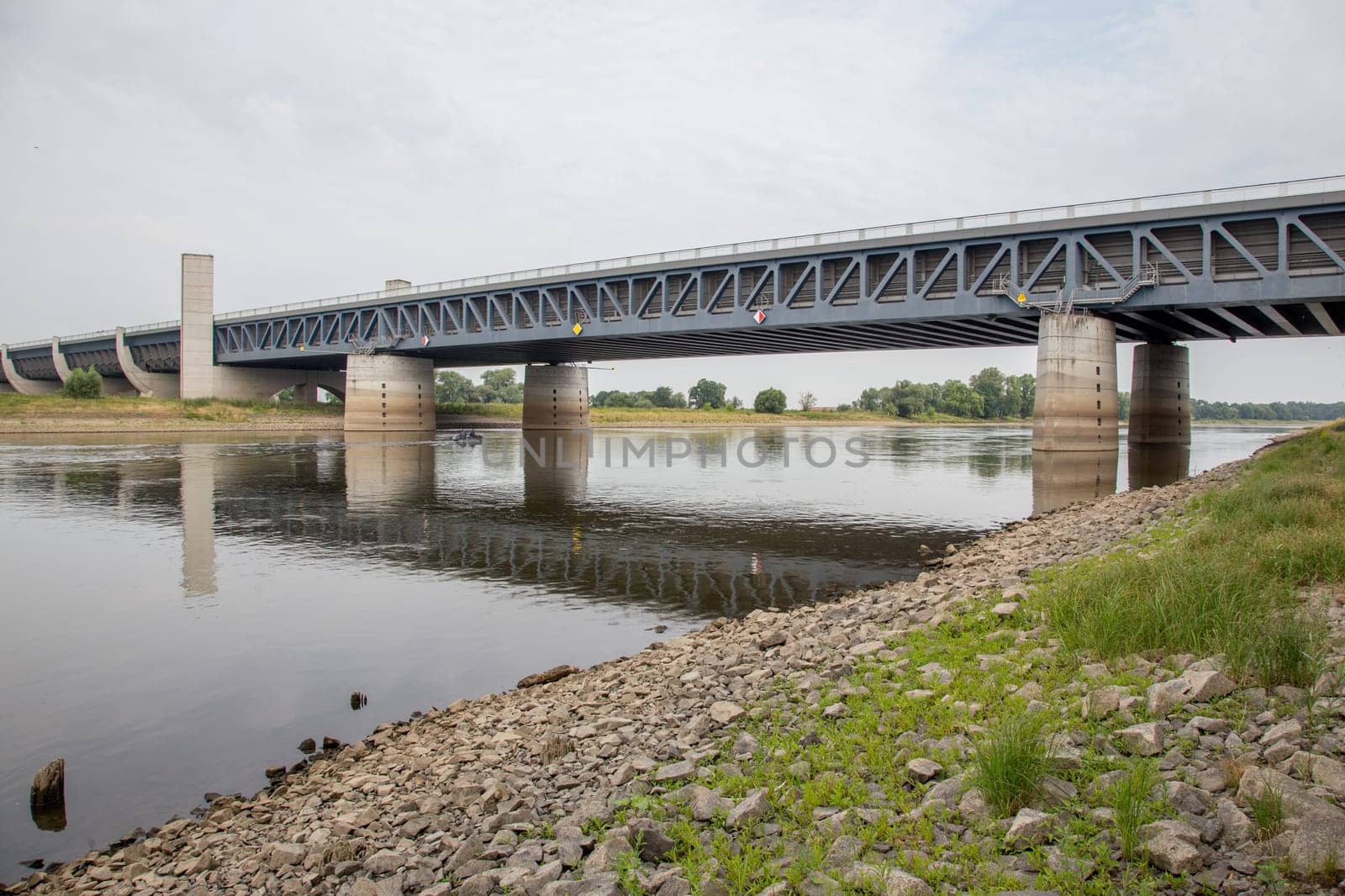 Bridge of the Havel-Elbe Canal over the Elbe near Magdeburg