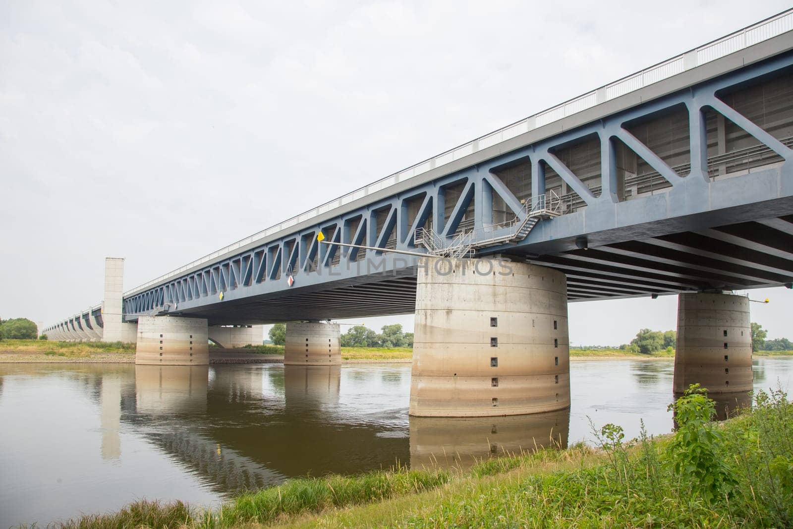 Bridge of the Havel-Elbe Canal over the Elbe near Magdeburg