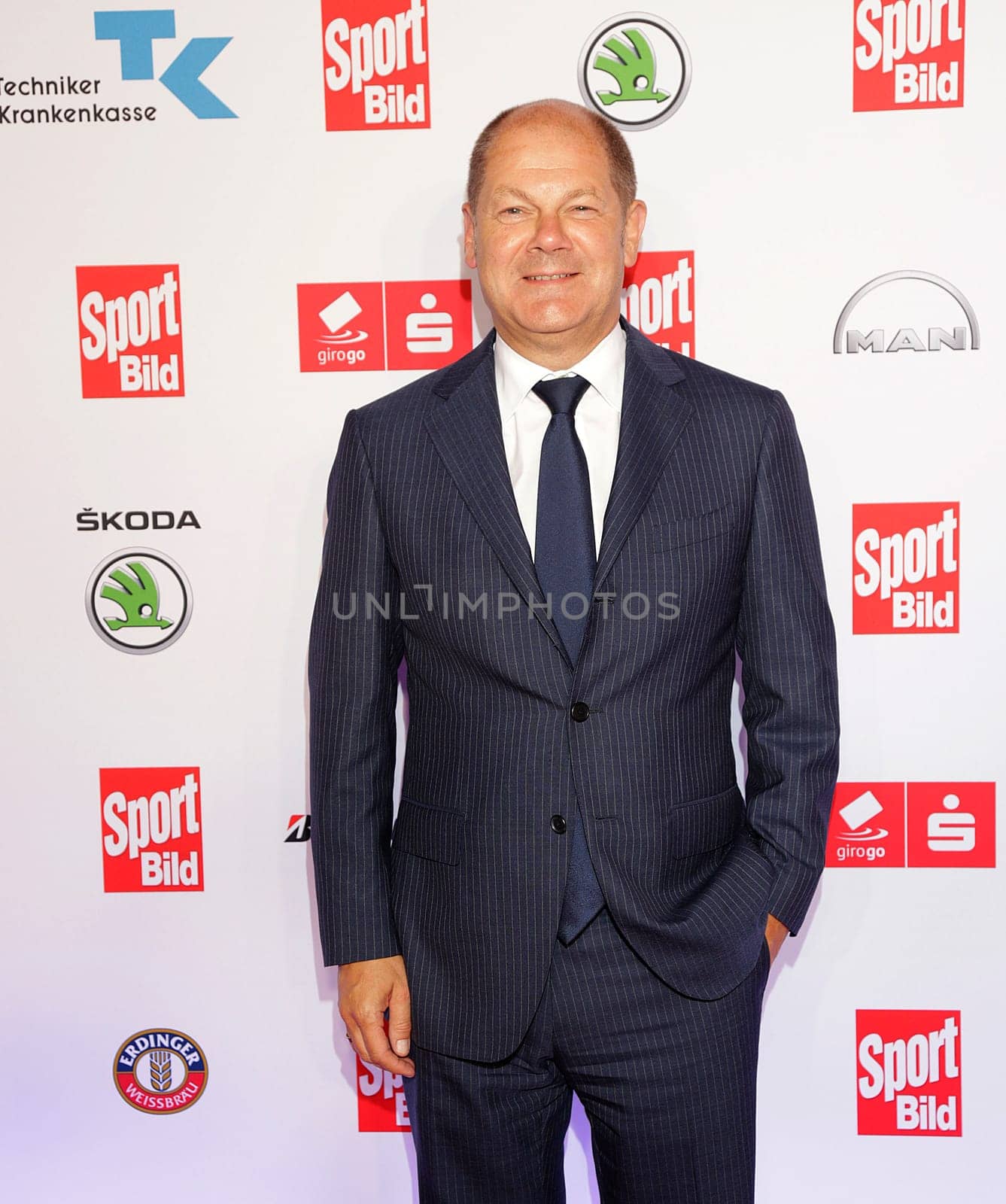 Olaf Scholz , Sport-Bild - Award 2015 in der Fischmarkthalle Hamburg