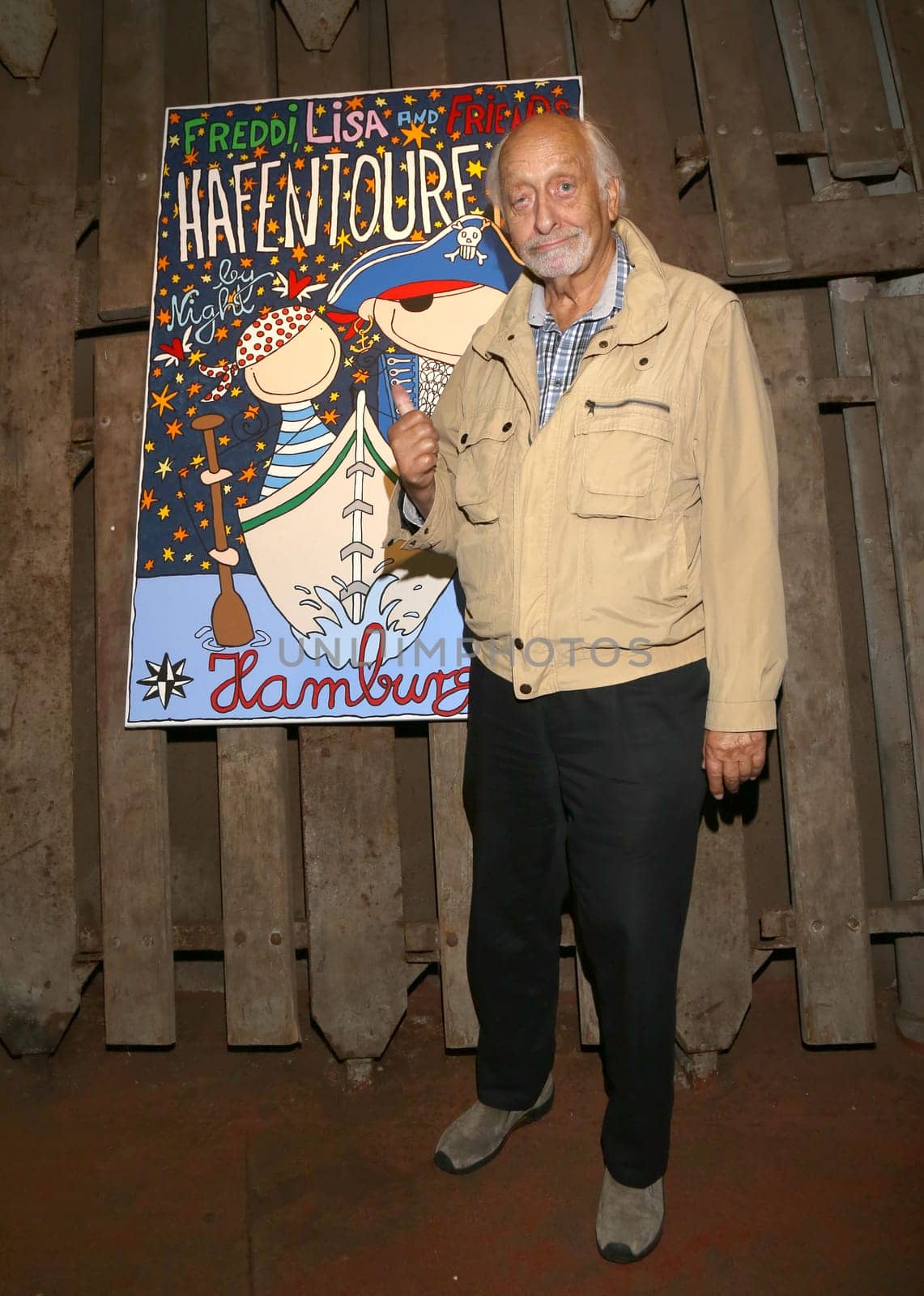 Karl Dall , Vernissage of 2 Maenner ,2 Artists ,2 Worlds at Cap San Diego in Hamburg on 09.09.2015