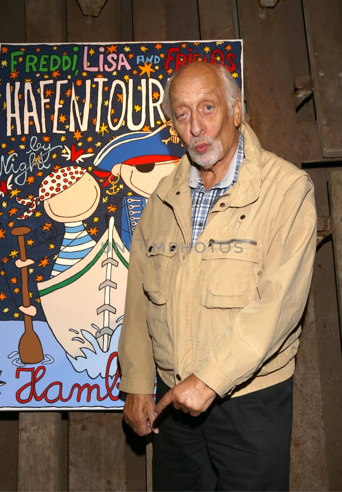 Karl Dall , Vernissage of 2 Maenner ,2 Artists ,2 Worlds at Cap San Diego in Hamburg on 09.09.2015