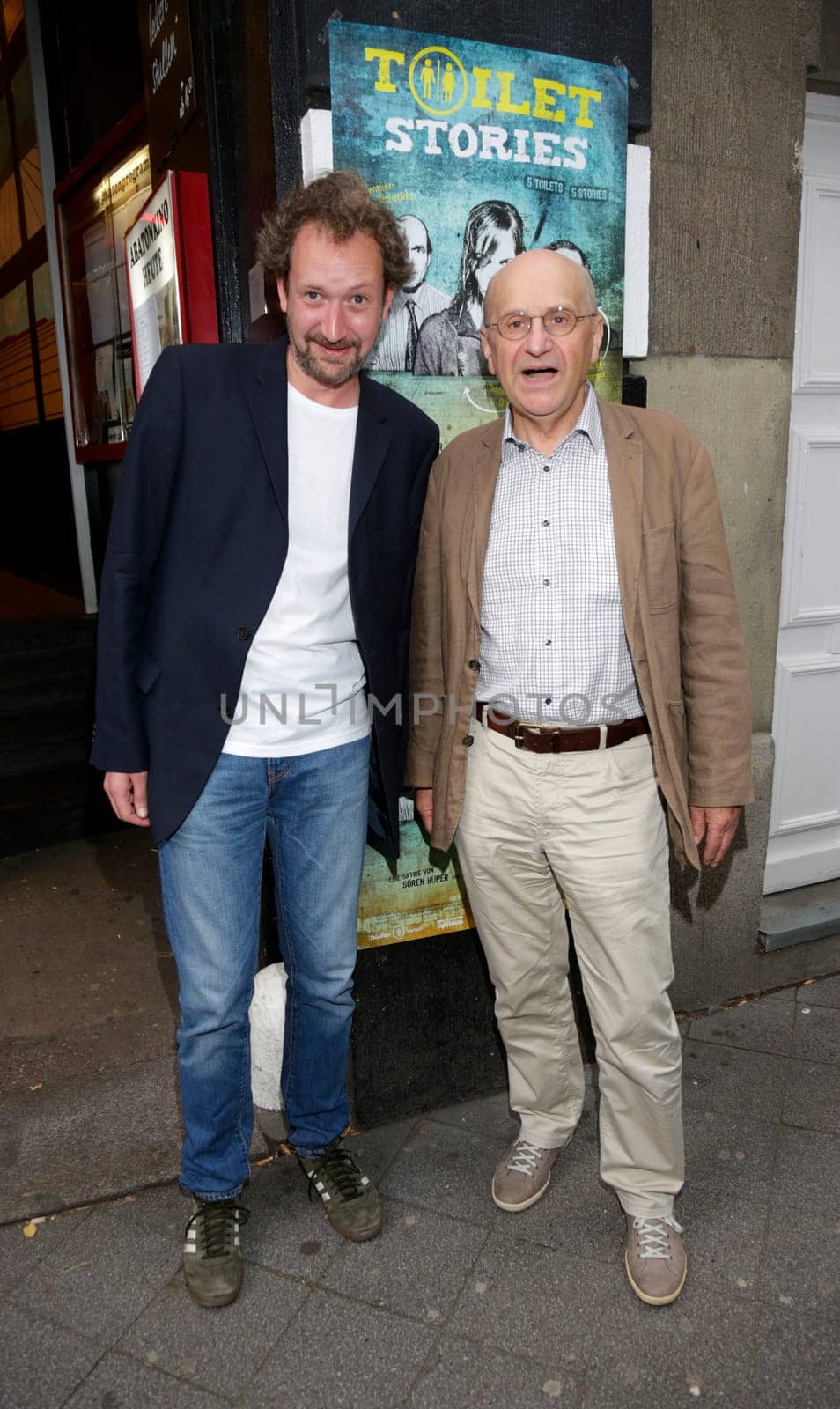 Soeren Hueper and Siegfried W. Kernen ,premiere of the film Toilet Stories