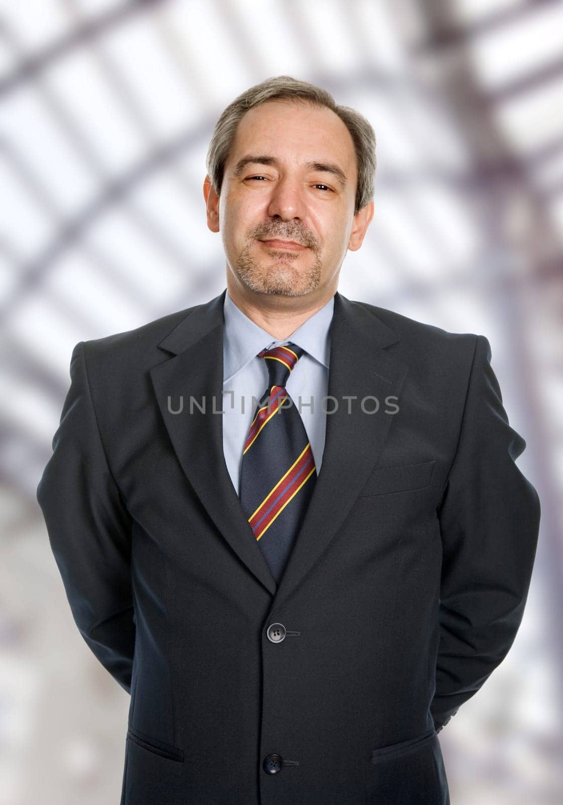 mature business man portrait at the office