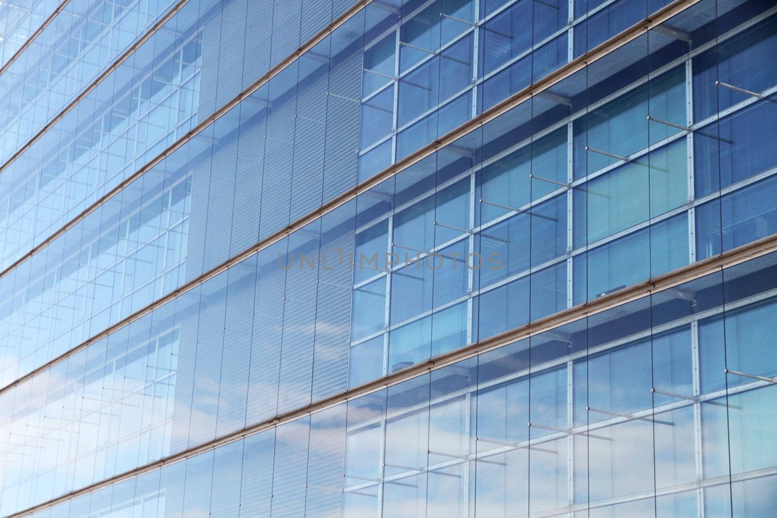 Abstract modern office building