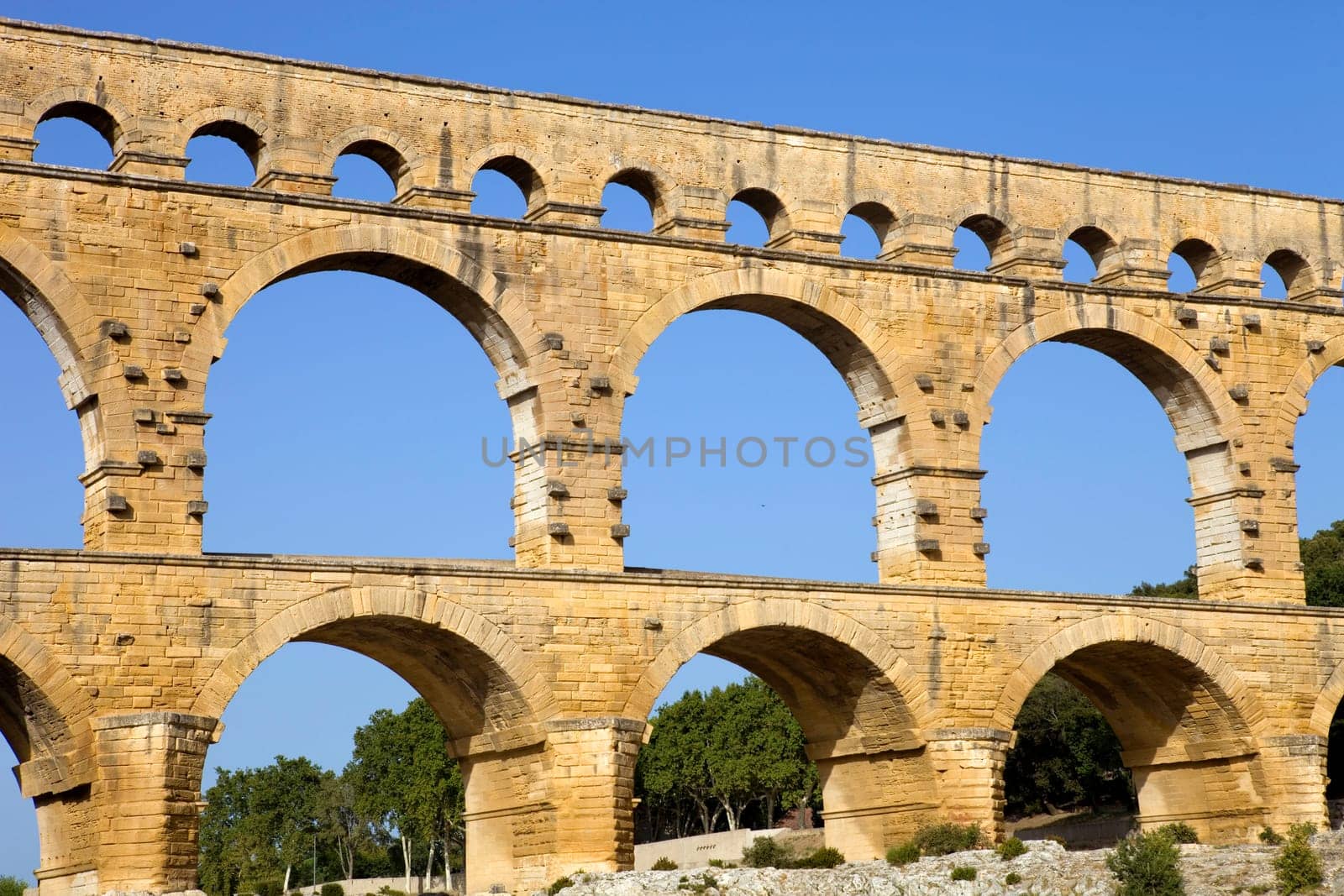 Pont du Gard, Roman aqueduct in southern France near Nimes