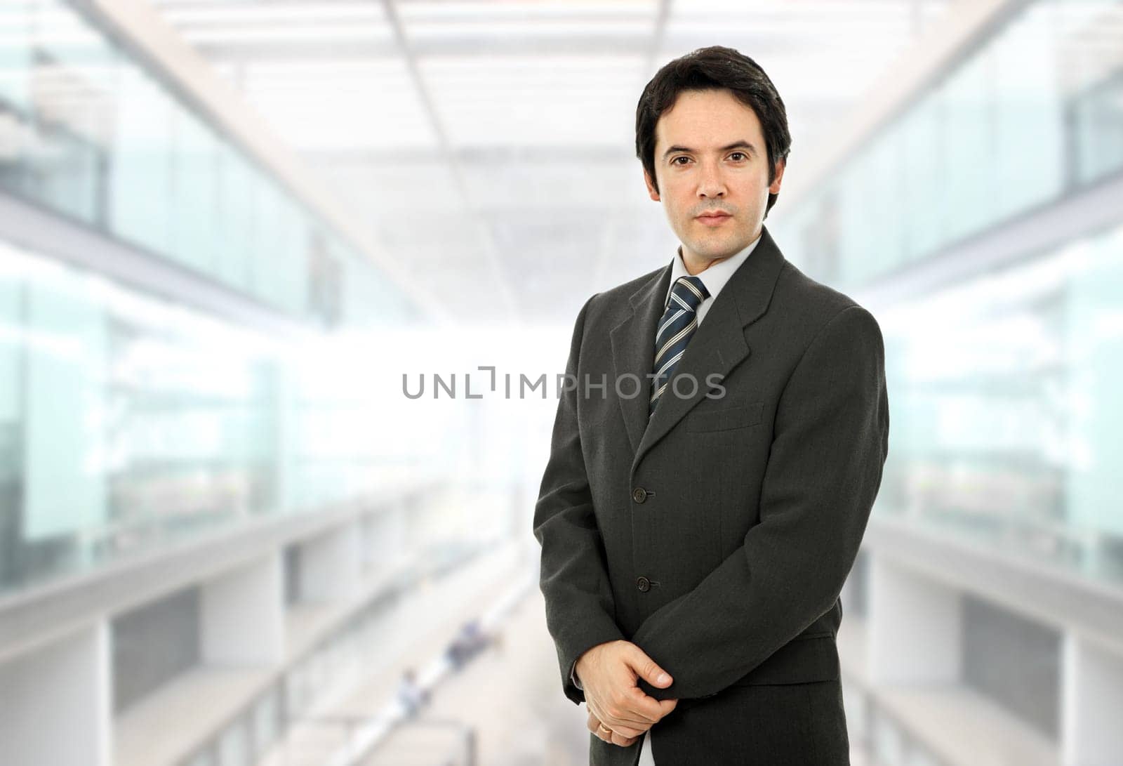 young business man portrait at the office
