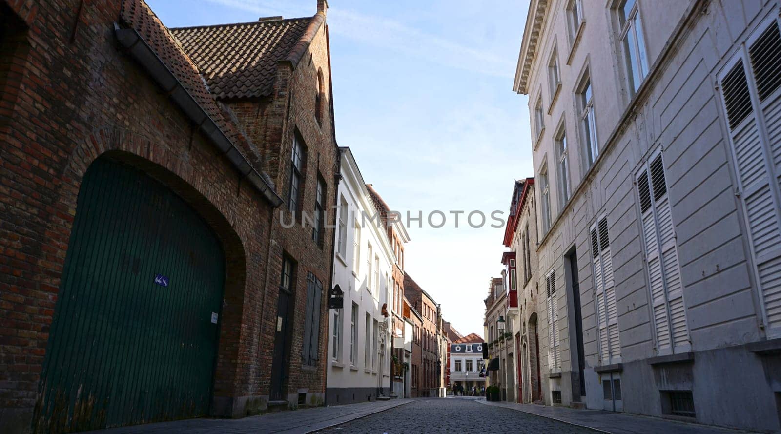 cityscape of old town in Bruges, Belgium