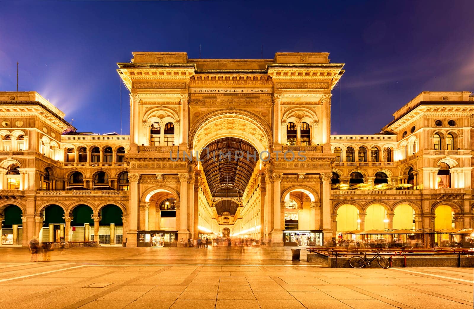 Vittorio Emanuele II Gallery in Milan, Italy