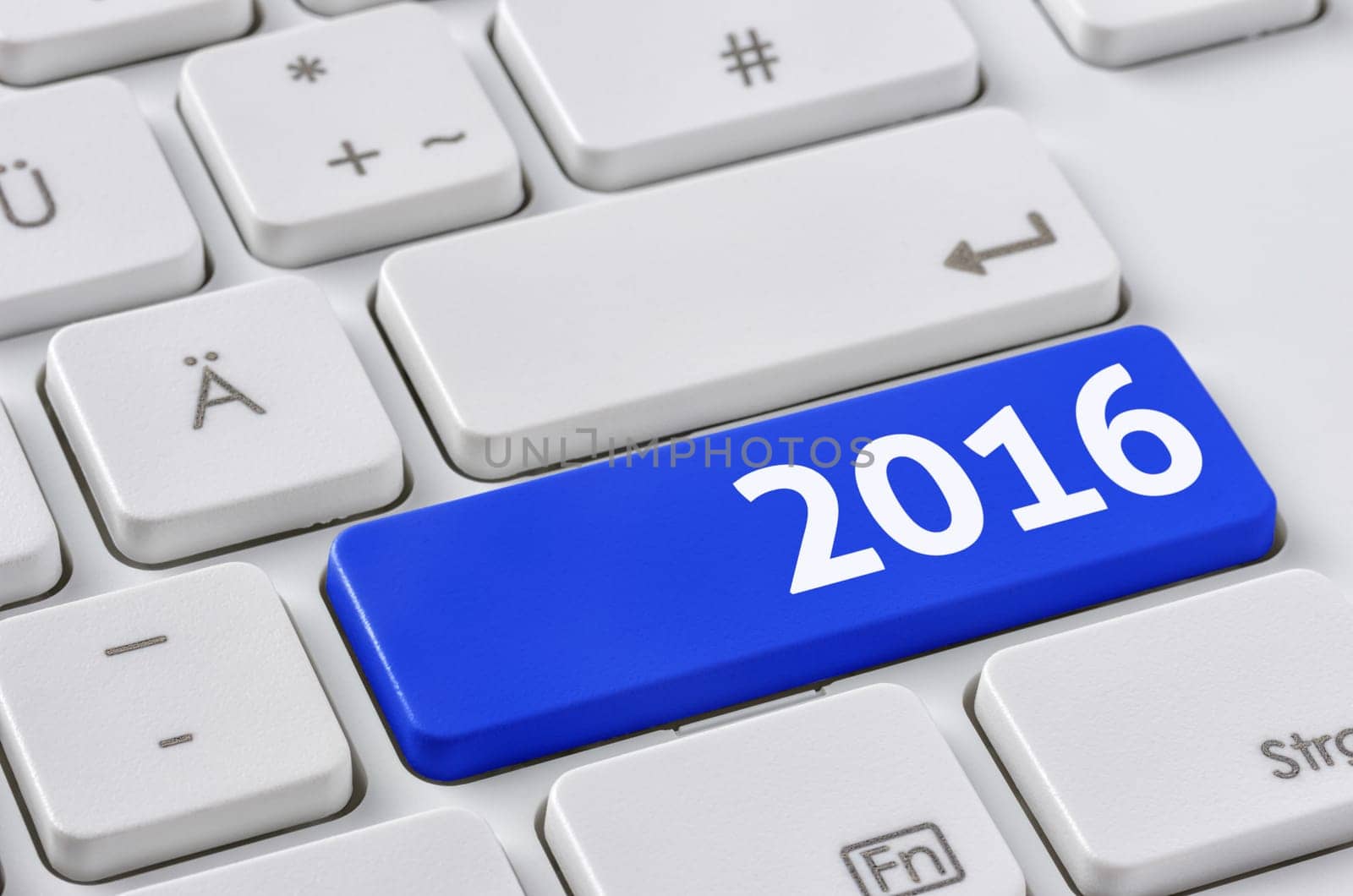 Keyboard with colored key - 2016
