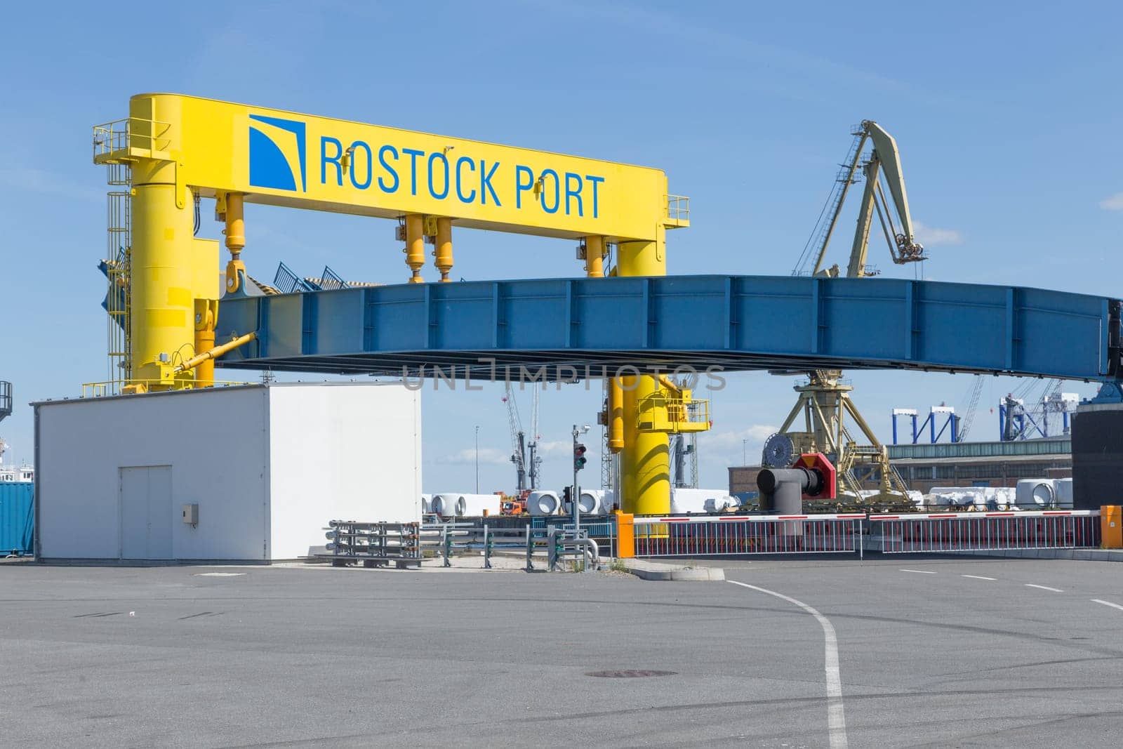 Ramp for cars who want to take the ferry