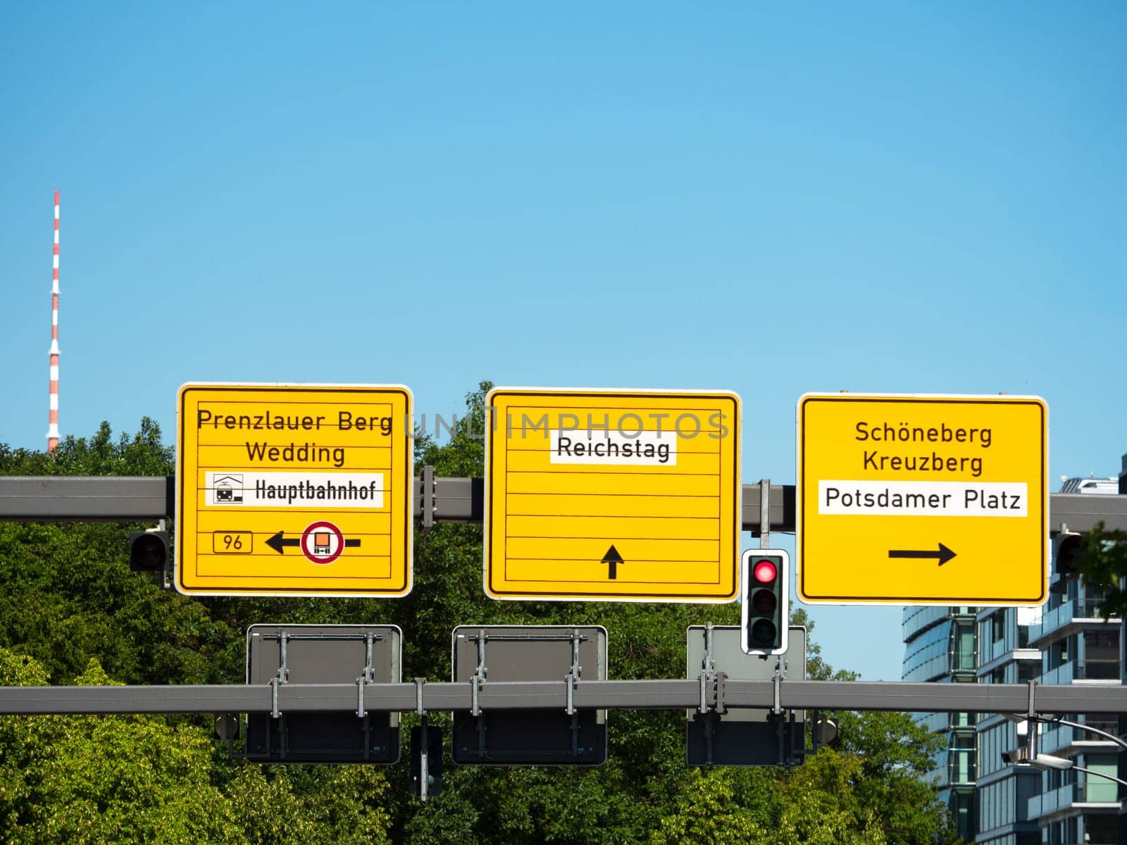Street signs in Berlin
