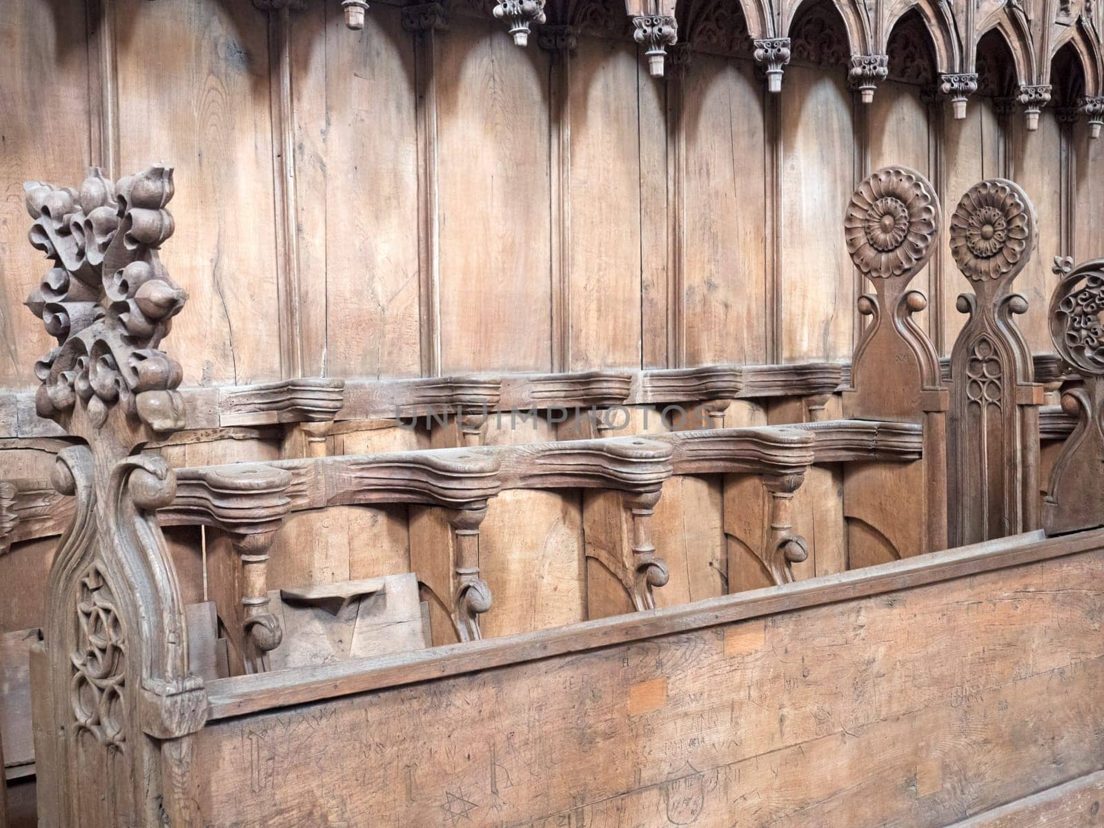 old choir stall
