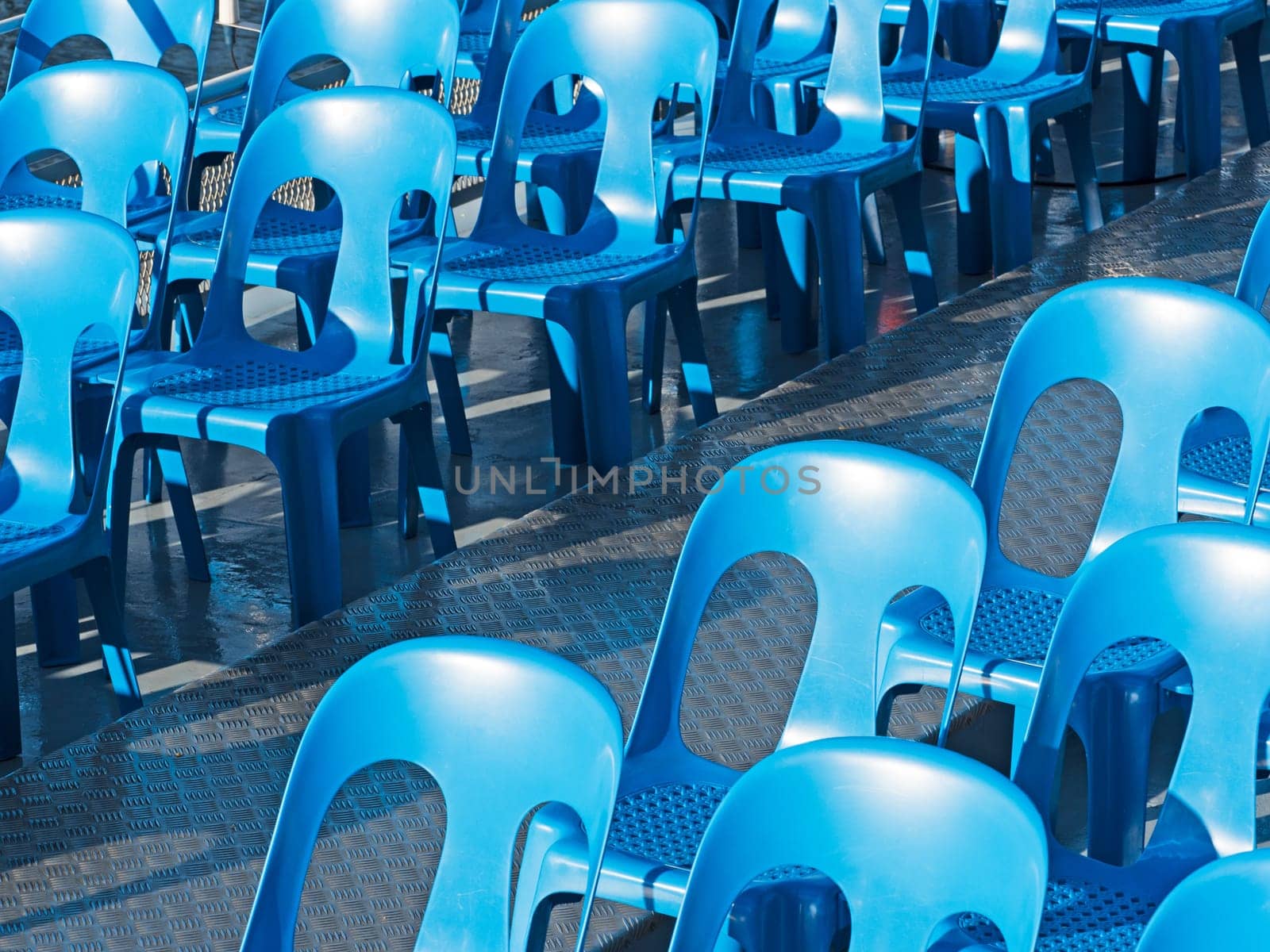 blue chairs
