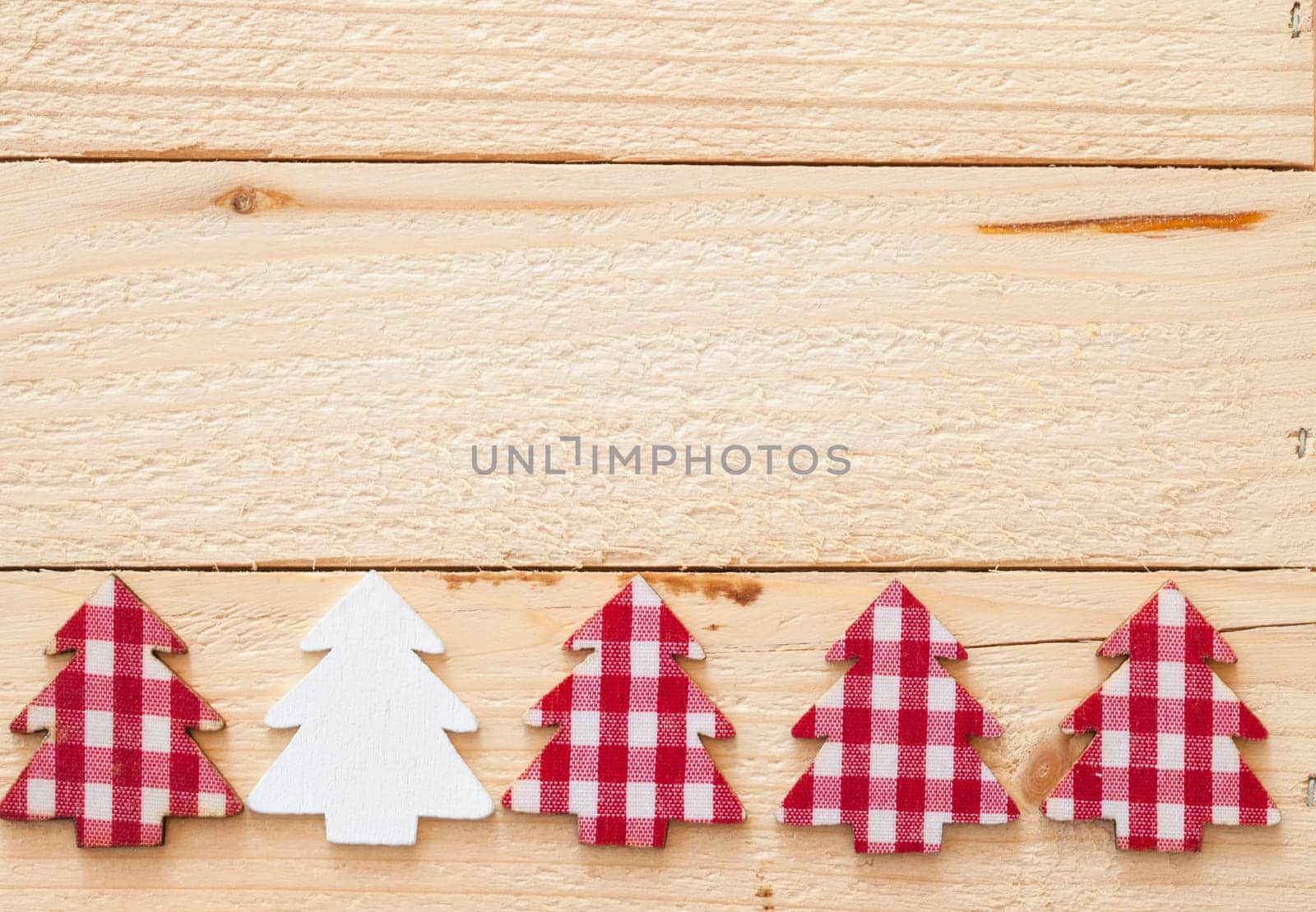 Rustic background for Christmas with colorful Christmas